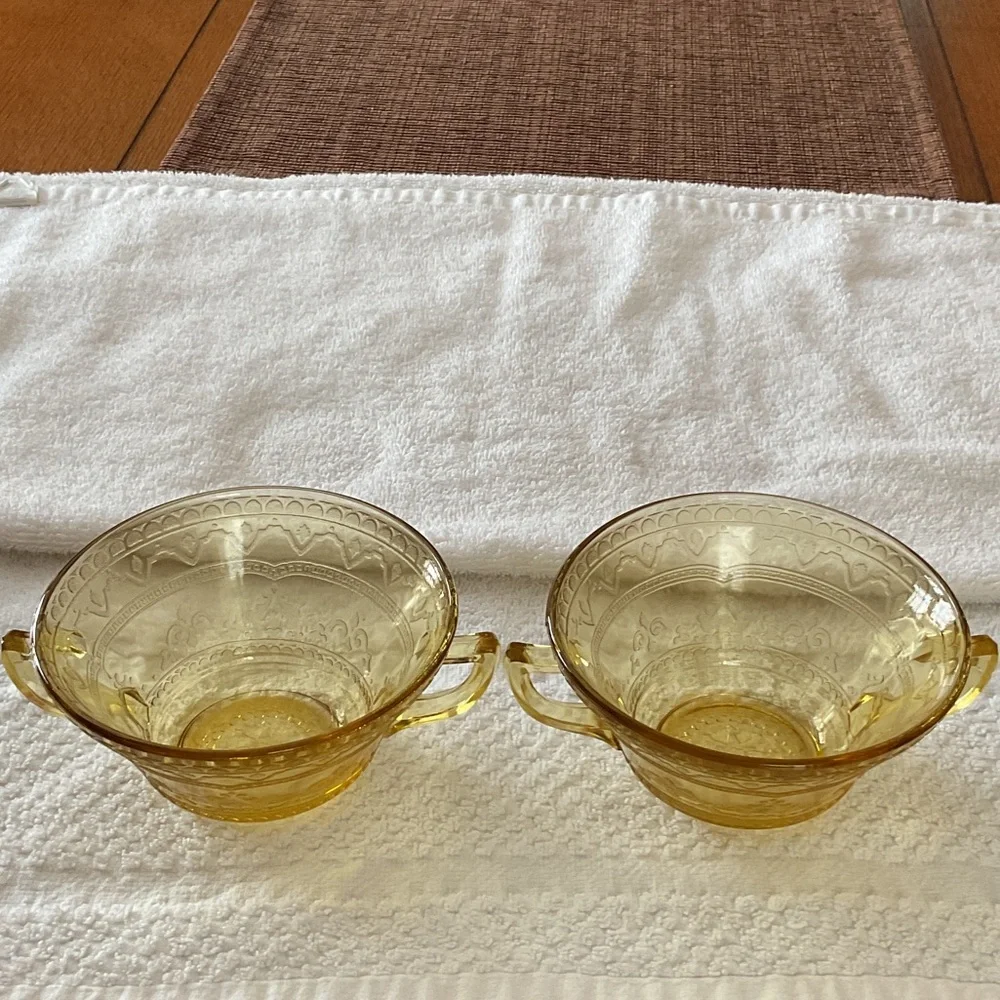 federal glass elegant amber